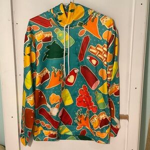 Colorful Charcuterie Theme Graphic Hoodie